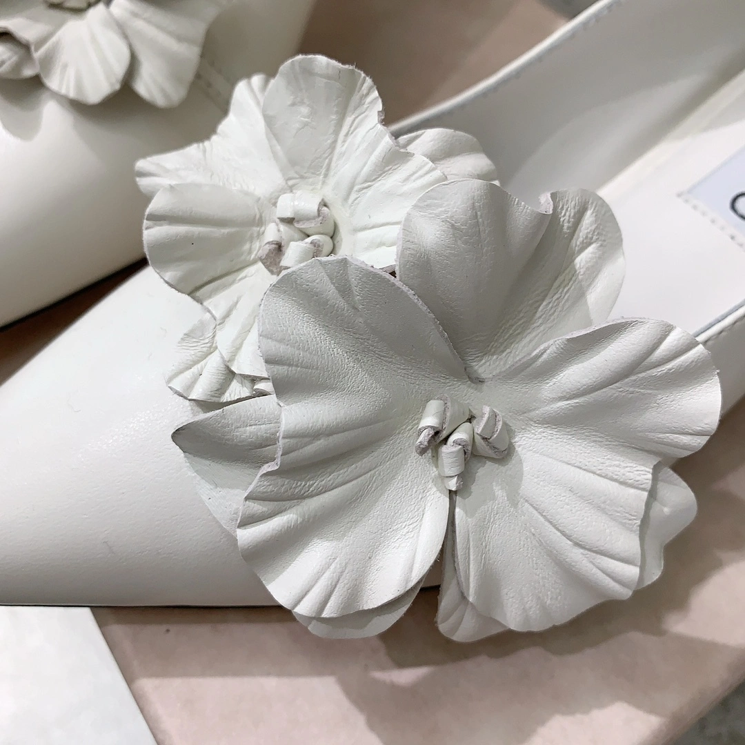 COCO-- ROSALIAFLOWERS65BGW080258 Heel height：6.5CM sheepskin item:D-X032C1474